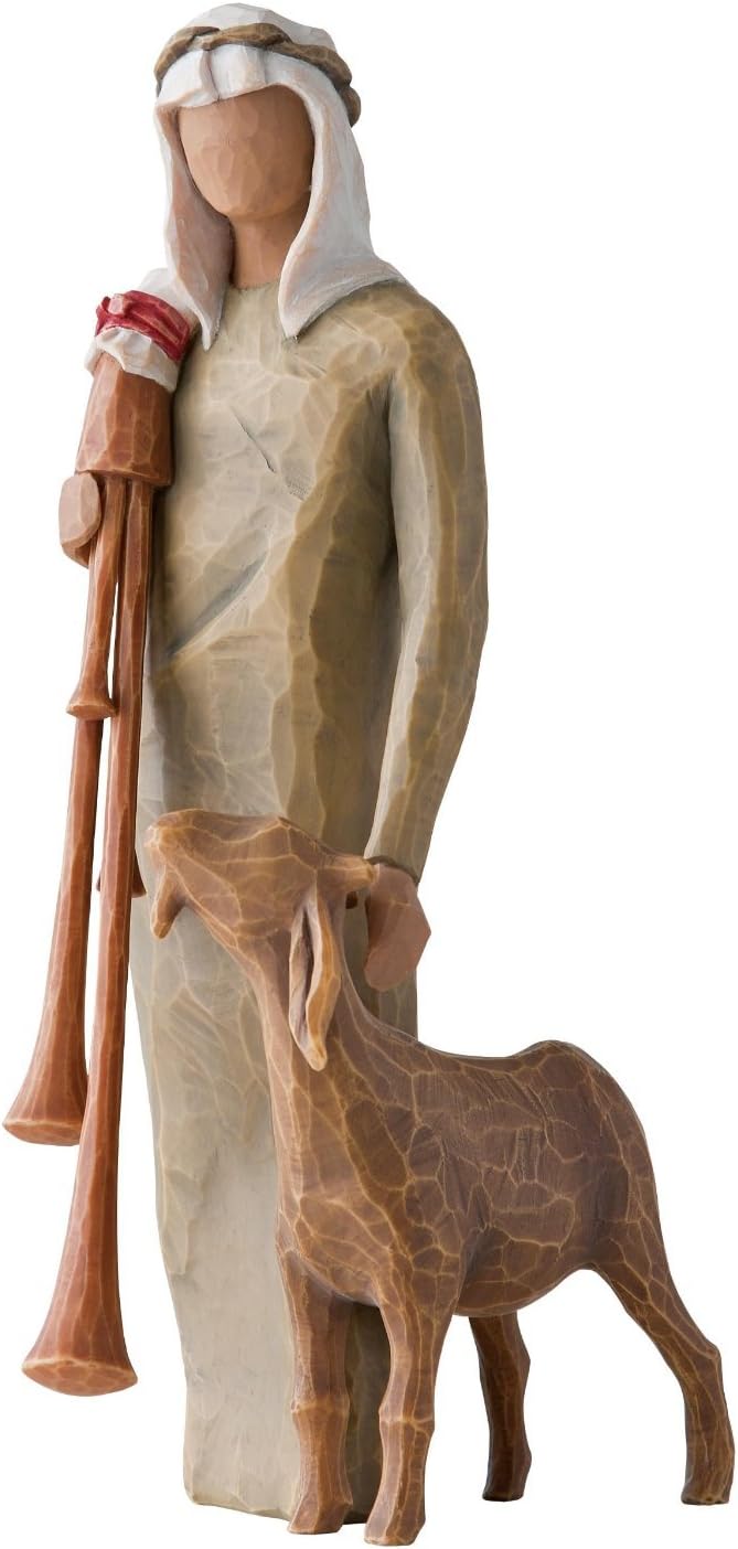 Sculpted hand-painted nativity figure M733