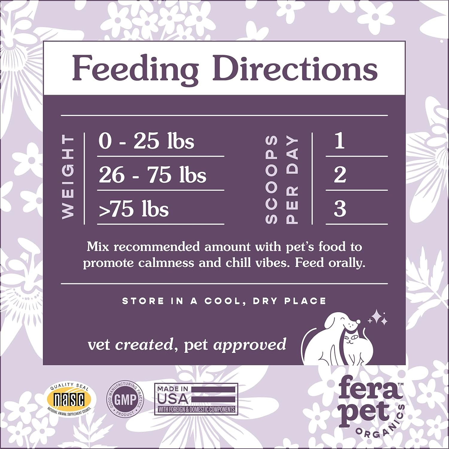 Calming Supplement for Dogs & Cats - 60 Scoops H424332