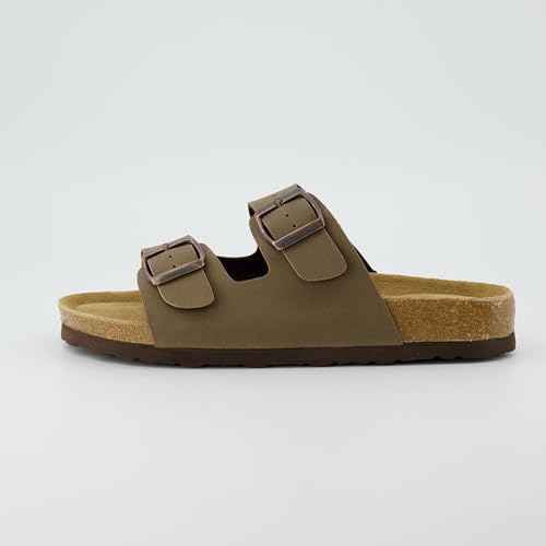 Cork Footbed Sandals with Genuine Suede Footbed L844