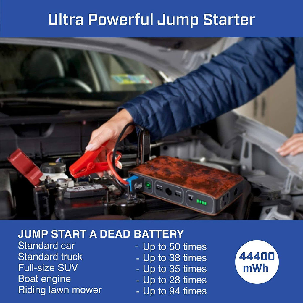 Rose Gold Wireless Phone Charger & Car Jump Starter C941618