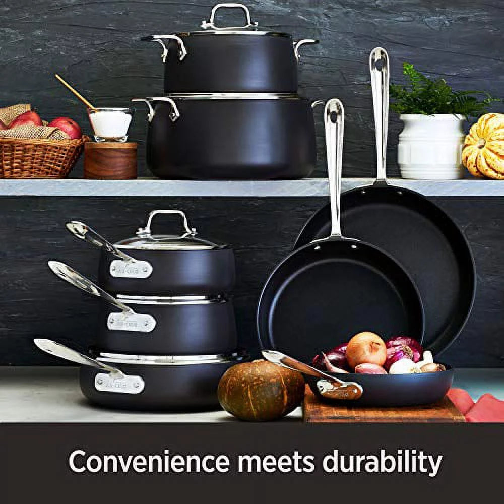 2 Piece Nonstick Fry Pan and Saute Pan Set F566