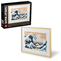 LEGO Art Hokusai – The Great Wave 31208, 3D Japanese Wall Art Craft Kit, Framed Ocean Canvas I199752