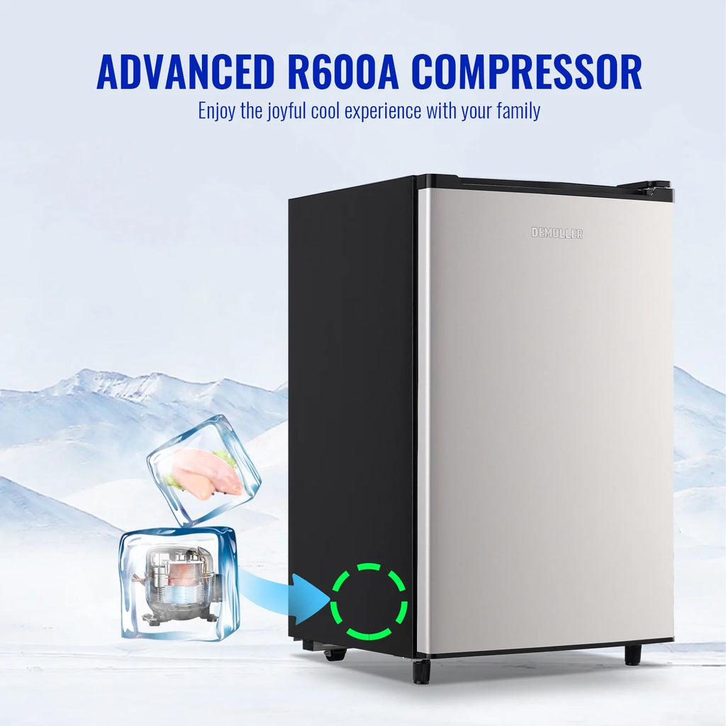 Silver 3.2 Cu.Ft Upright Freezer B16901