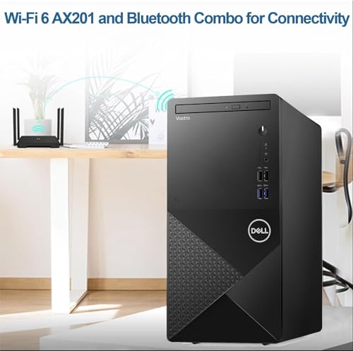 12th Gen Intel Core i3-12100 16GB RAM 256GB SSD + 1TB HDD WiFi 6 DVD-RW HDMI Display Port Windows 11 Pro Desktop Computer R132