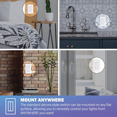Self Powered Wireless Smart Dimming Switch for Philips Bulbs J8964
