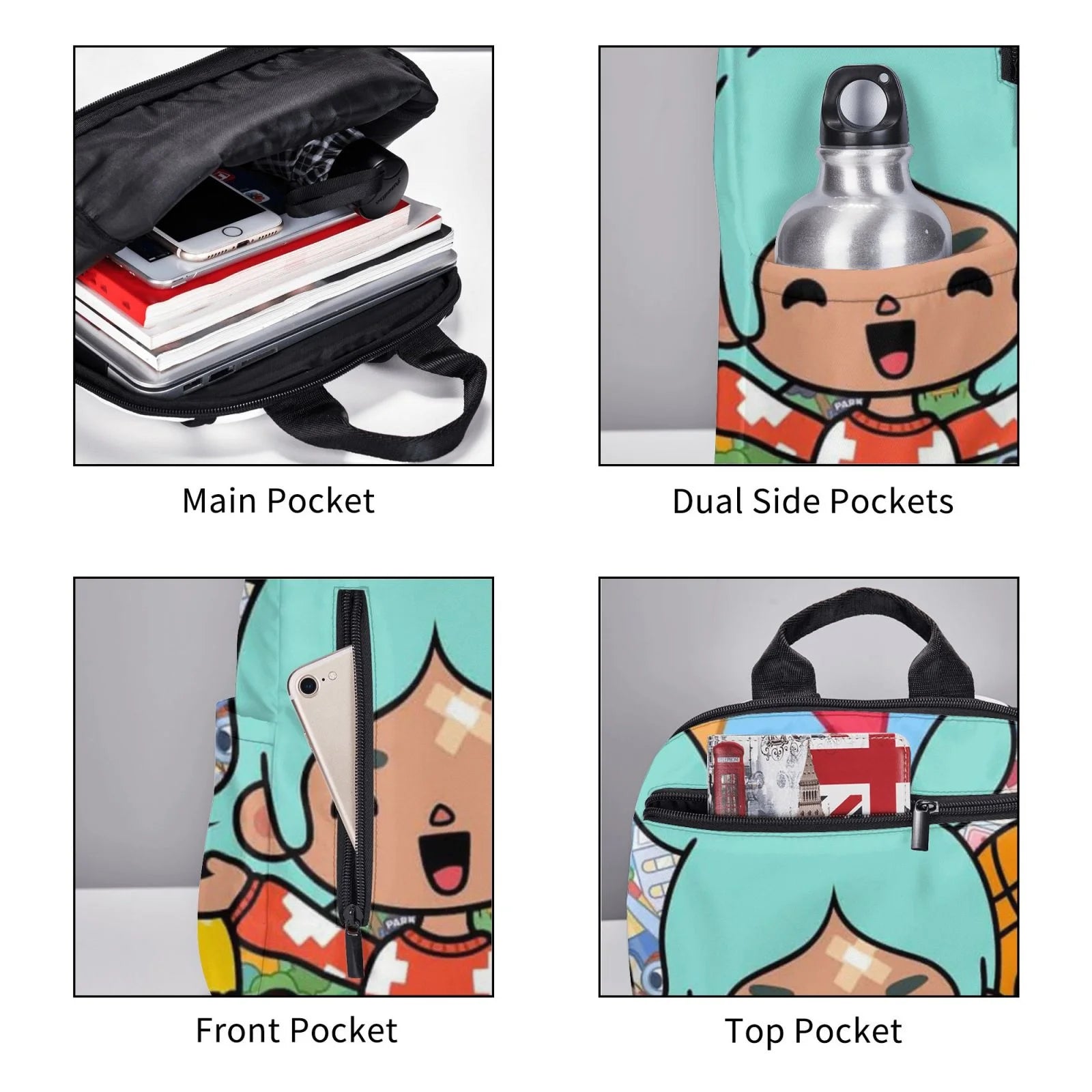 Lightweight Unisex Backpack K91084