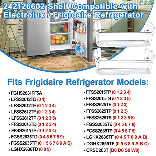2 Pack Refrigerator Door Bin Shelf Replacement J815
