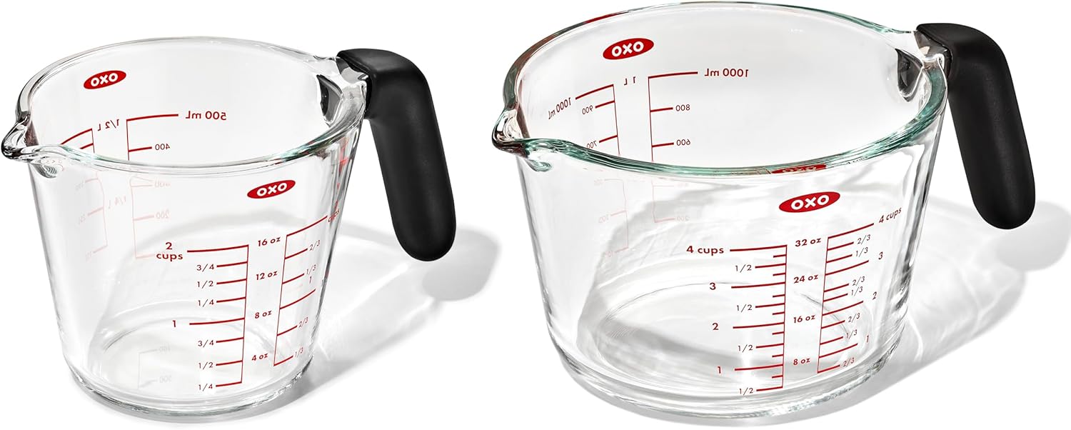 2-Cup and 4-Cup Glass Measuring Cup Set E26313
