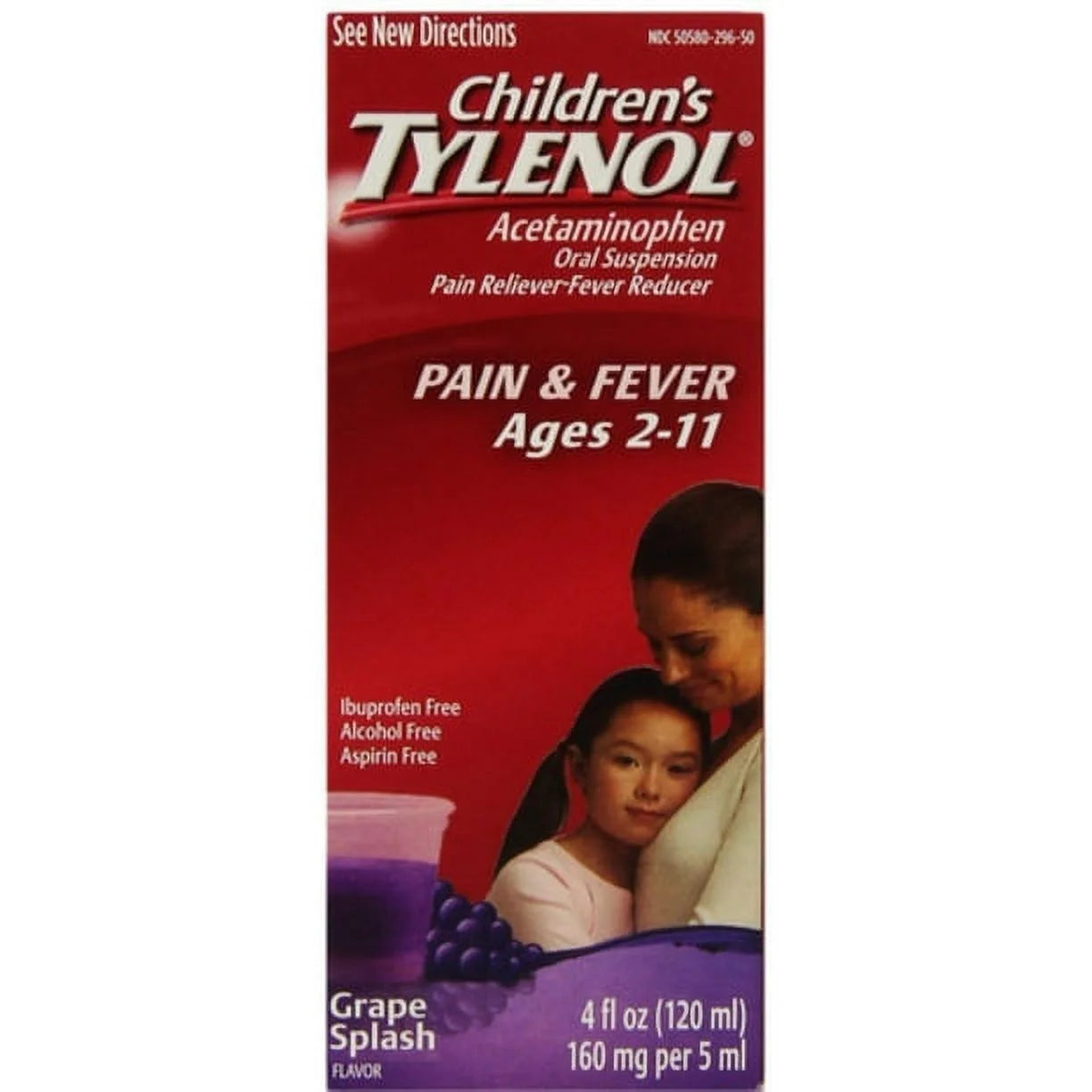 Children's Oral Suspension Grape Flavor 4 oz Pack of 3 O917