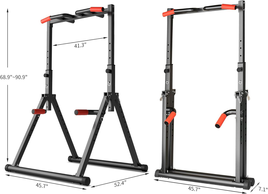 Foldable Power Tower Dip Bar P302
