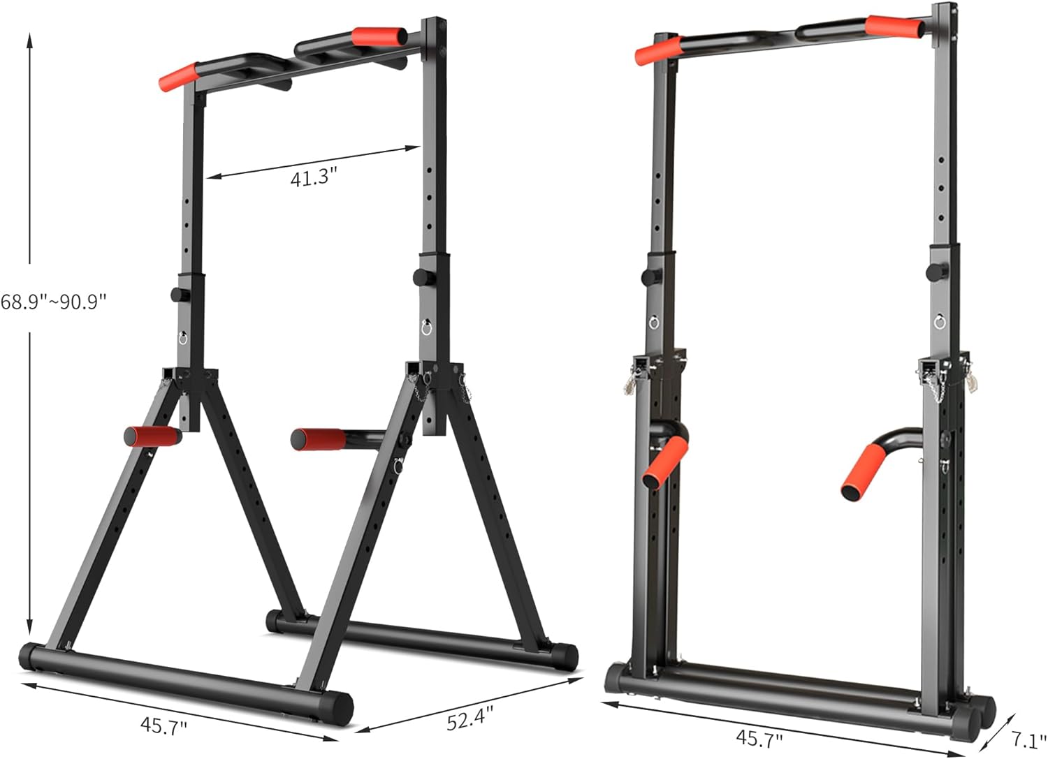 Foldable Power Tower Dip Bar P302