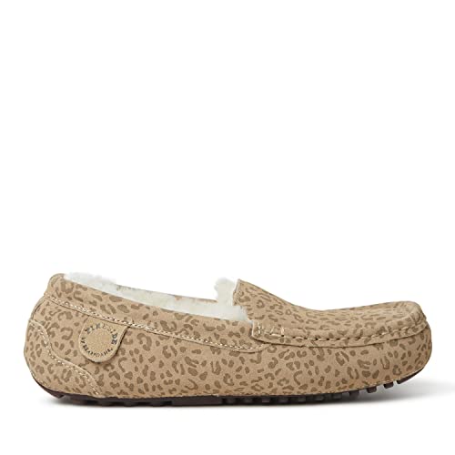 Genuine Shearling Indoor/Outdoor Moccasin Slipper W527
