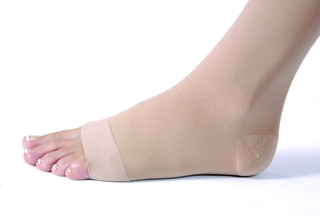 Beige Knee High Compression Socks O14575