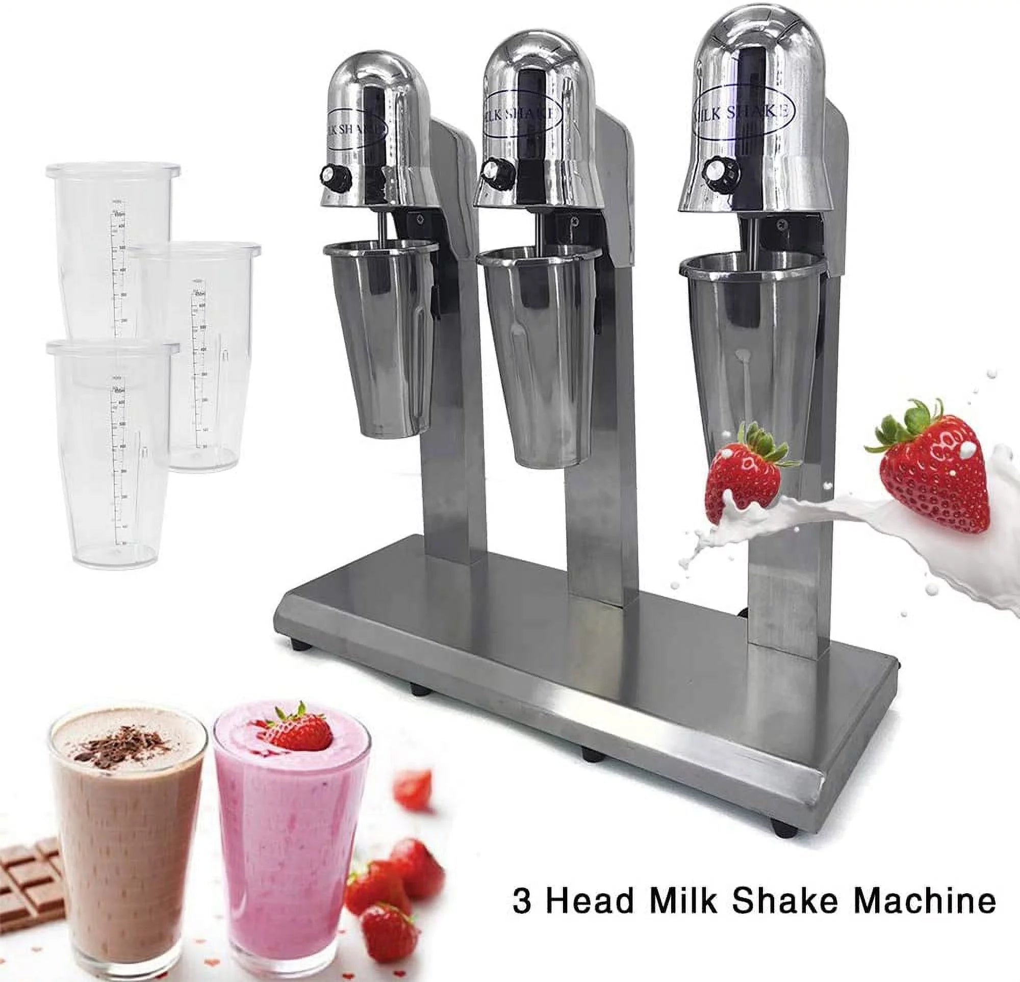 3 Head Stainless Steel Milkshake Mixer I83313