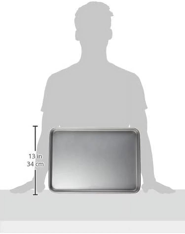 Compact Automatic Bread Maker, Silver Black & Baking Sheet, 17 Inch Sheet Pan, Bronze P67380