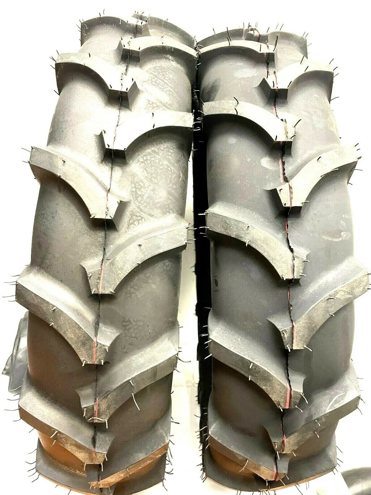 Set Of Two 7-16 Farm Tractor Lug R-1 Tires With Tubes 7x16 T3283