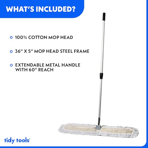 24 in. Cotton Reusable Dust Mop R83148