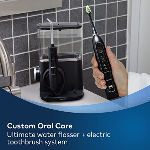 Black Electric Toothbrush with Water Flosser M415869