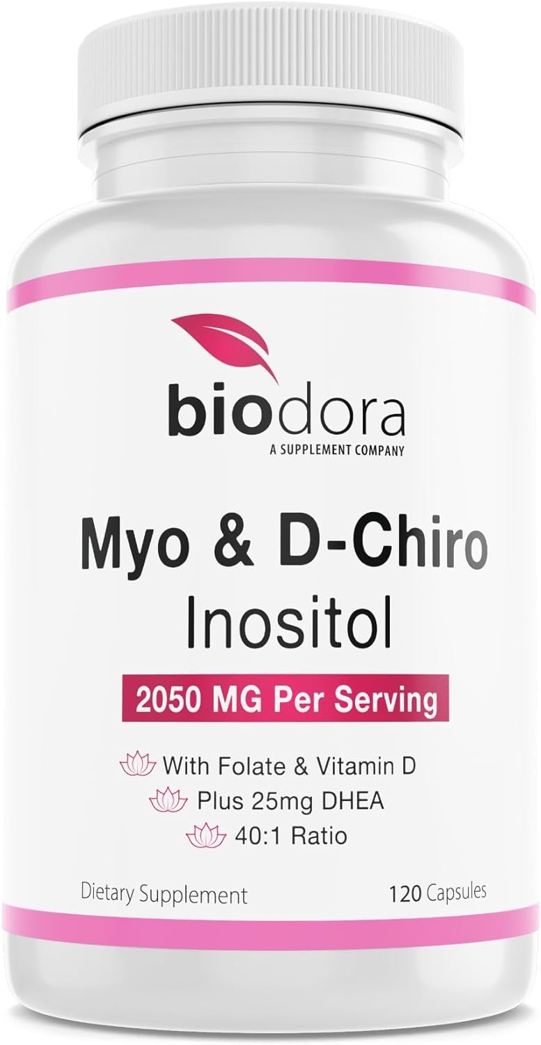 2050mg per Serving 120 Capsules Inositol Supplement I617