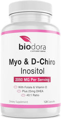 2050mg per Serving 120 Capsules Inositol Supplement I617