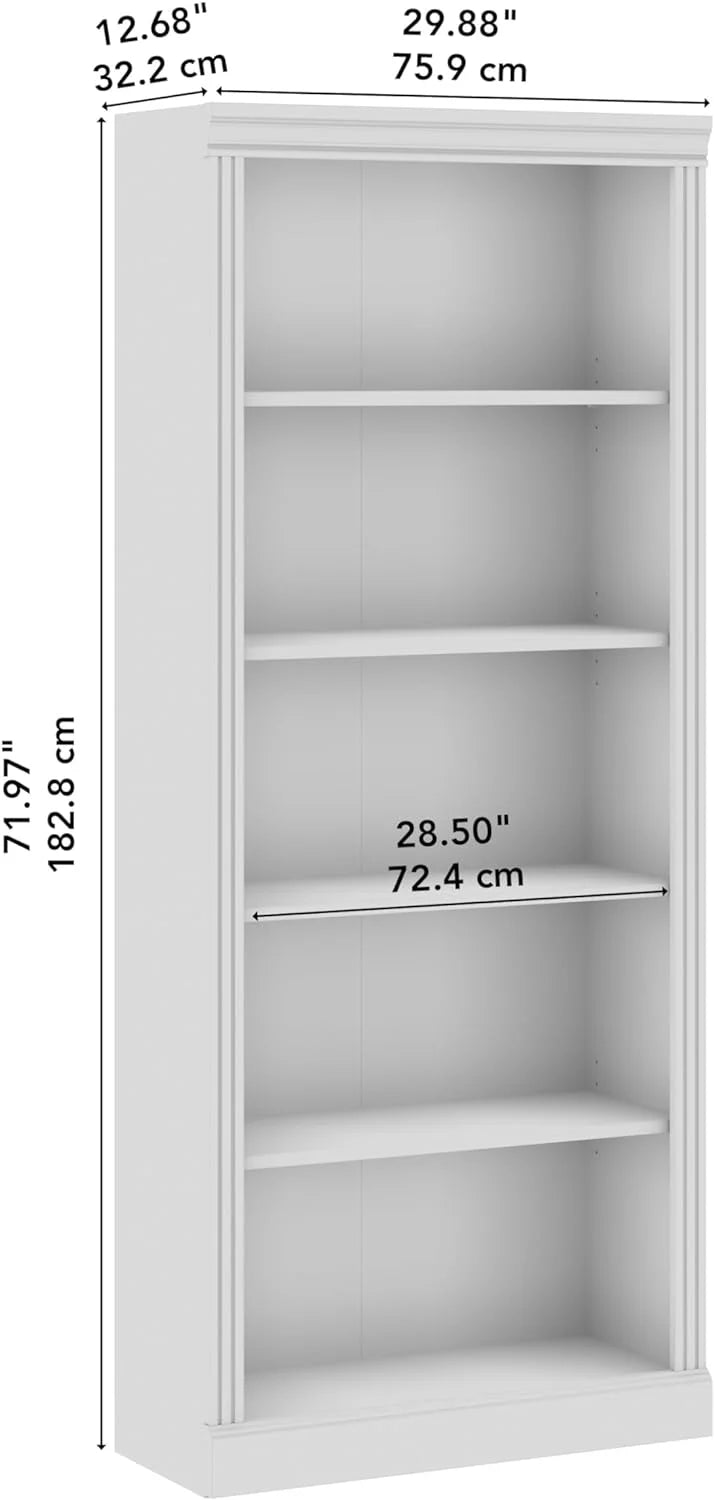 Harvest Cherry 5 Shelf Bookcase R419