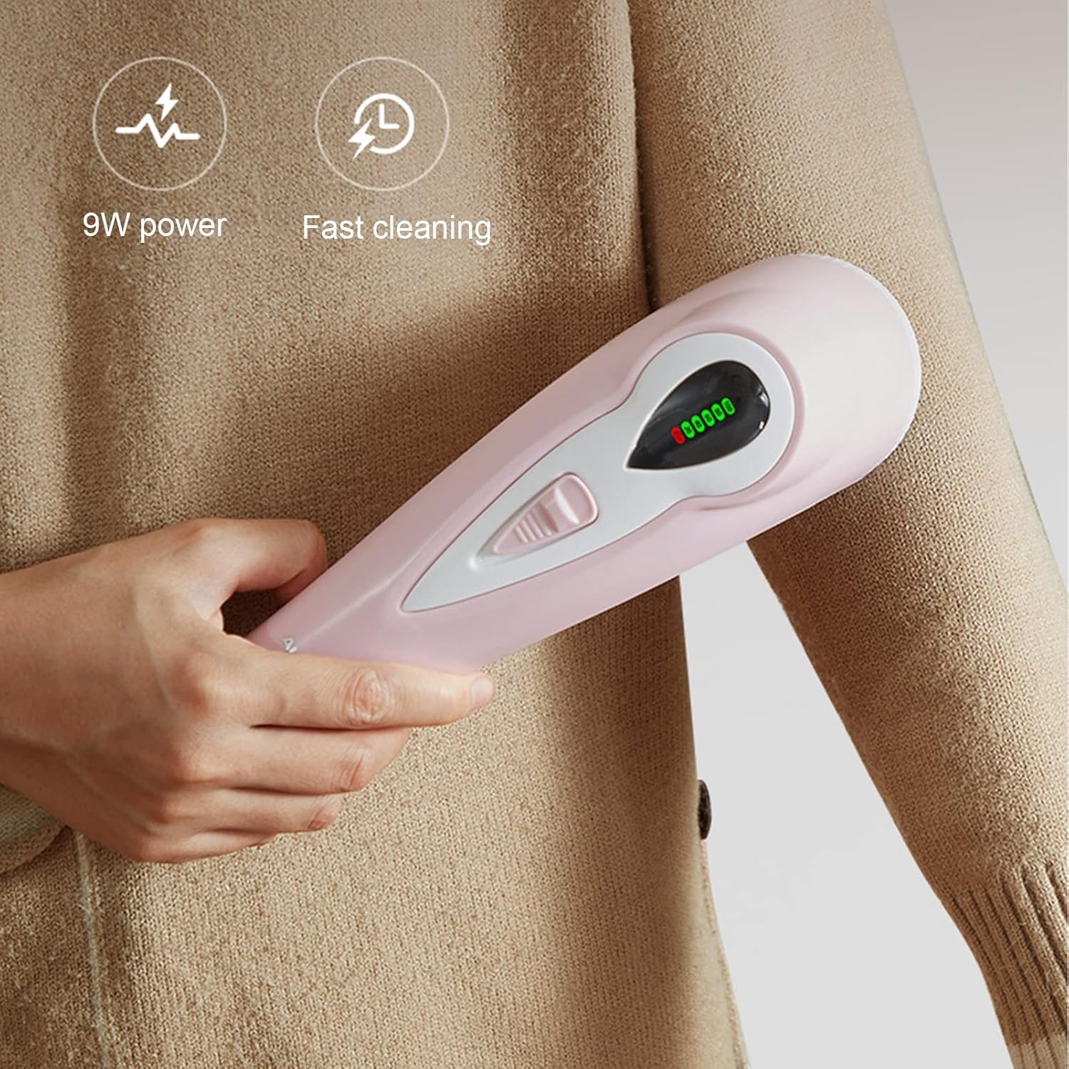 Rechargeable Fabric Shaver with 4 Stainless Steel Blades T751379