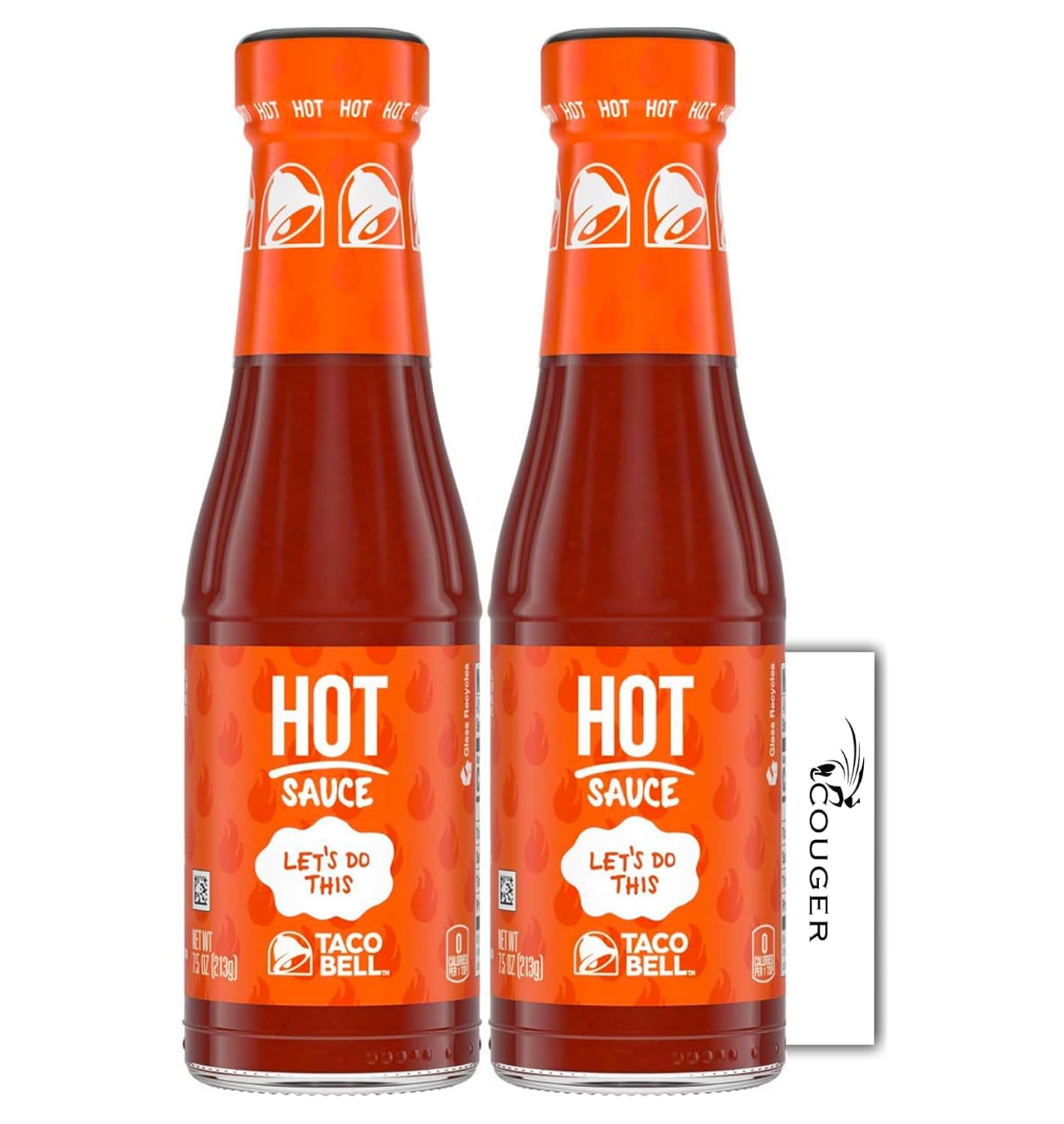 7.5 oz Hot Sauce Bottle (2-Pack) Y397