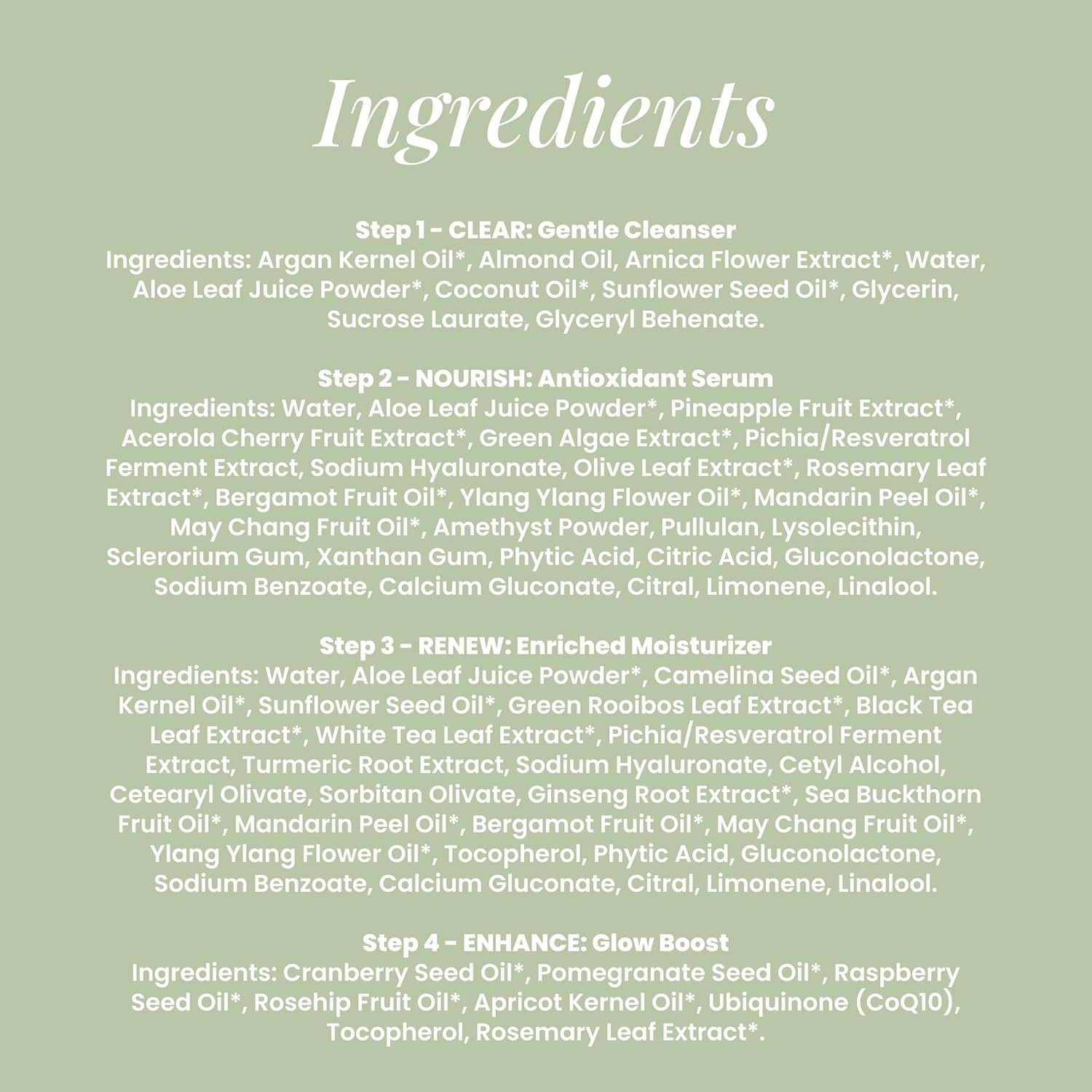 4-Step Skin Care Kit U692943