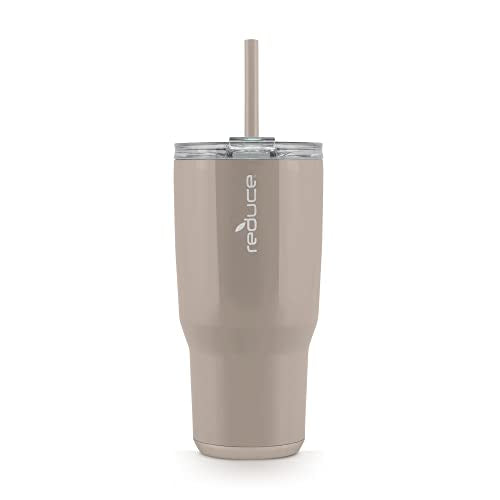 34 oz Vacuum Insulated Stainless Steel Tumbler with Lid and Straw Y5618
