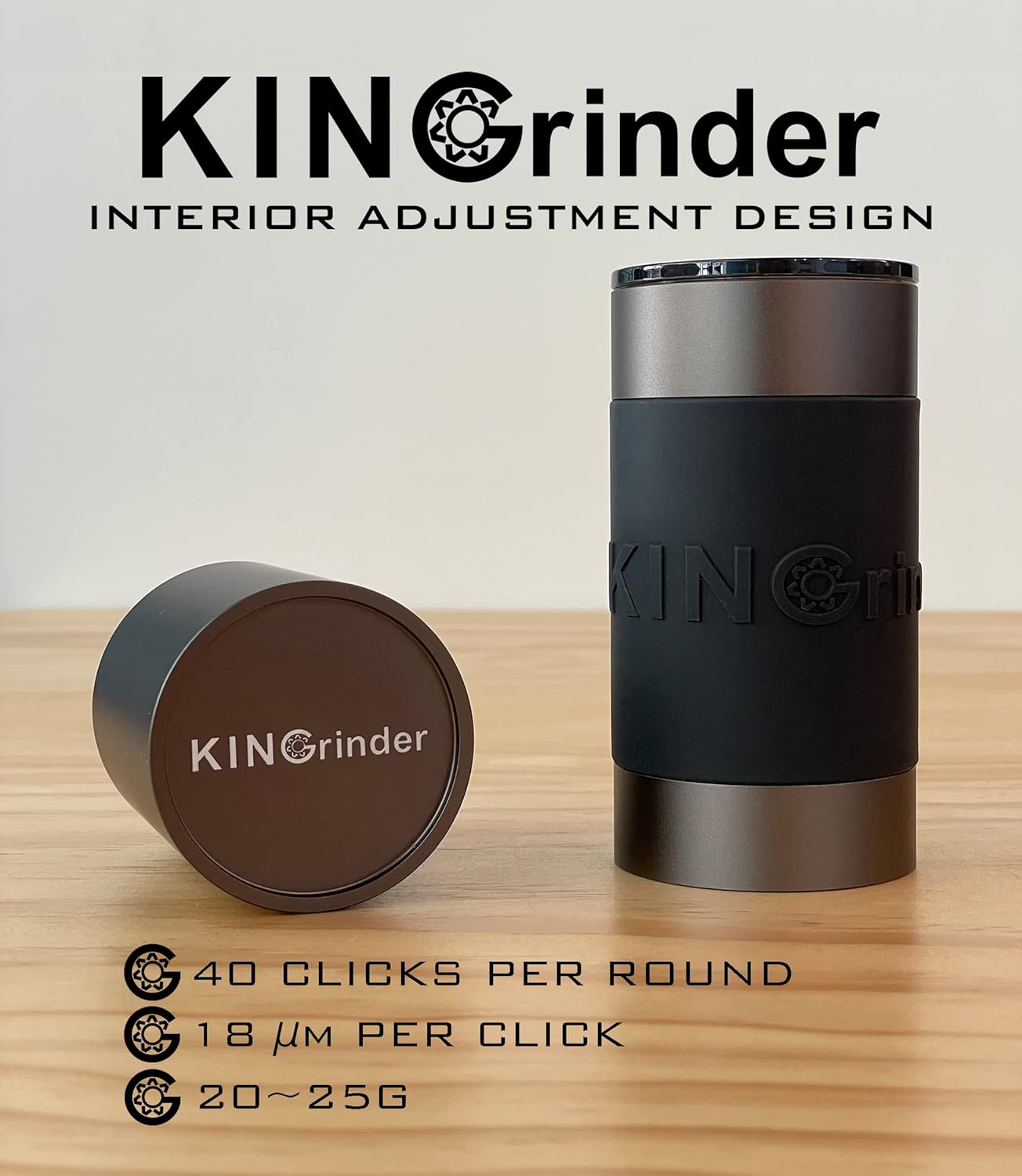 Manual Hand Coffee Grinder, Stainless Steel Conical Burr, 25g Capacity K985