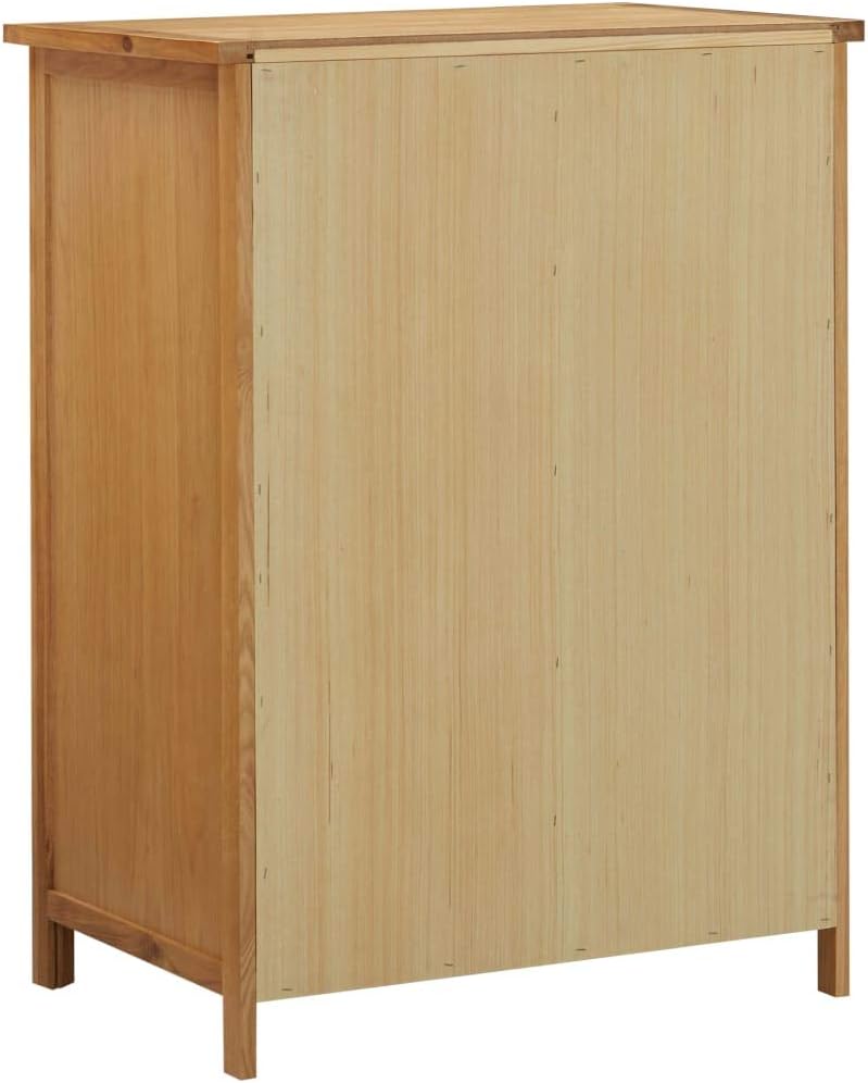 Solid Oak Wood Wardrobe J315200