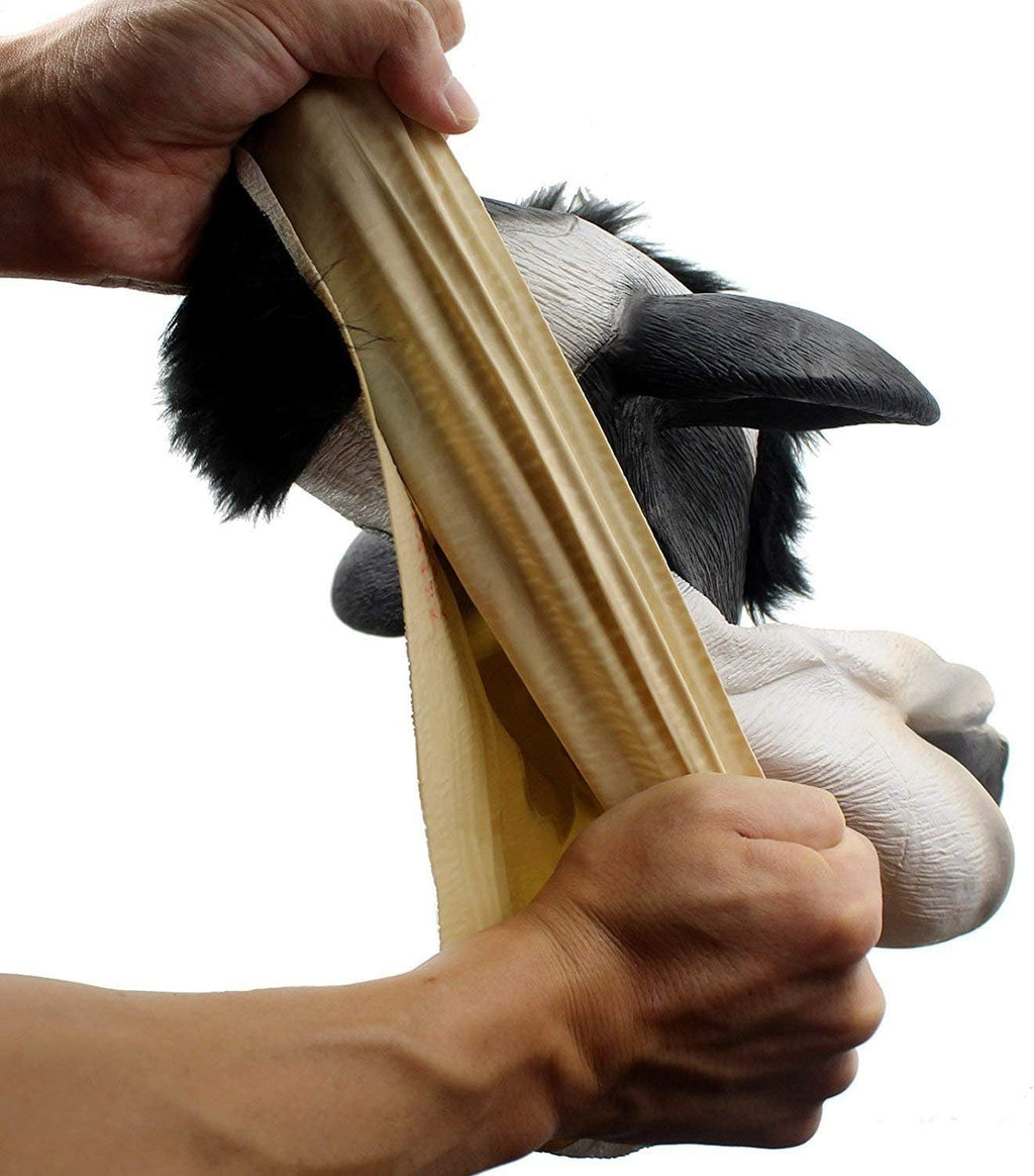 Cow Head Mask (black) P491064
