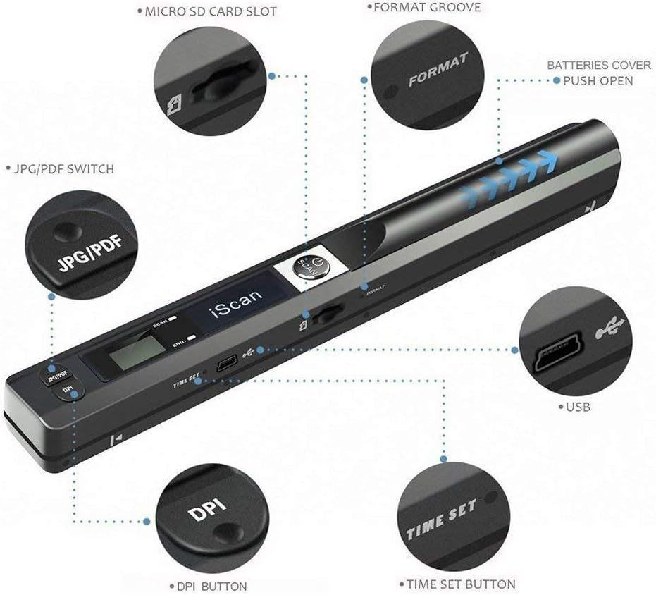 22MP Film & Slide Scanner with 2.4 LCD Screen E862