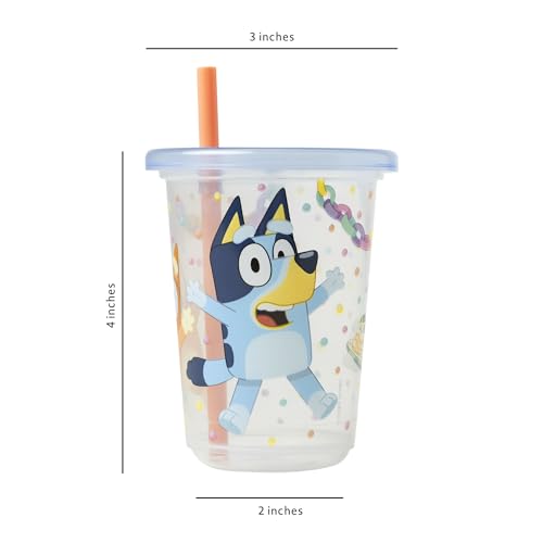 10 Oz 8 Count Toddler Straw Cups with Snap On Lids and Straws O2206
