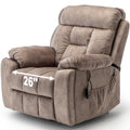 26in Extra Wide Power Lift Recliner Chair with Massage and Heating P164