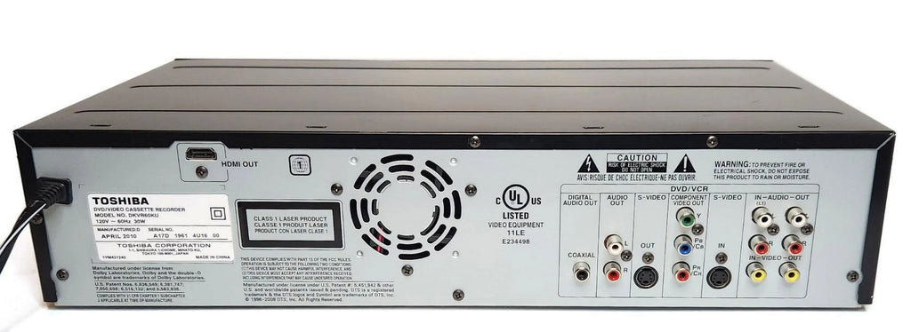 DVD/VCR Recorder Combo Remote Cable Manual Y574925