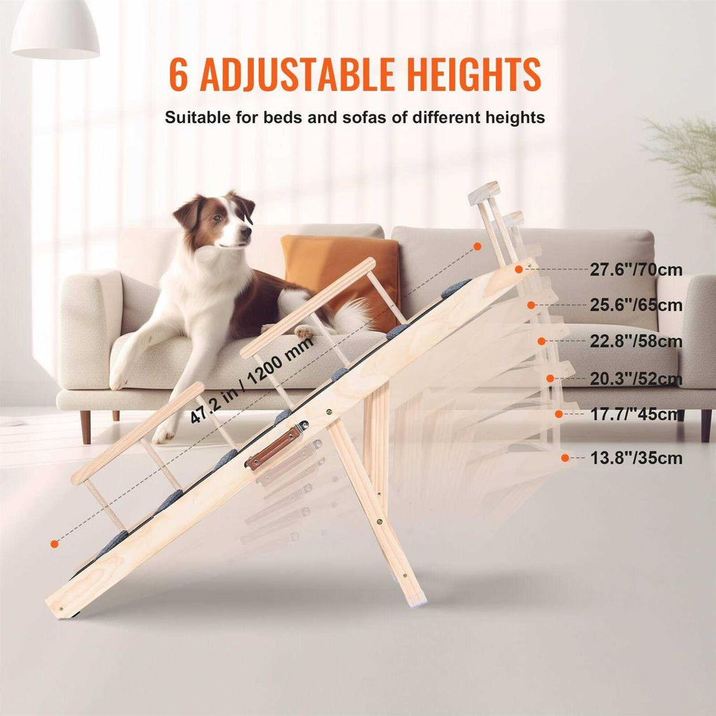 Folding Adjustable Pet Ramp W7091
