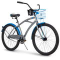 Gray and Blue 26-In. Cruiser Bicycle Z1429
