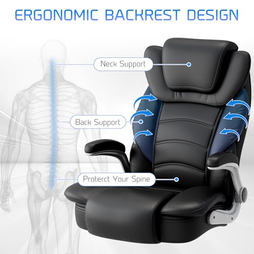 Brown Leather High Back Executive Office Chair C63624
