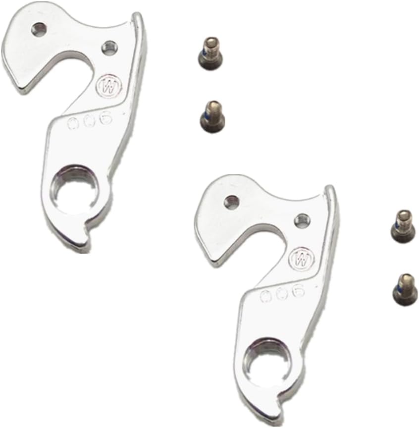 Silver 2 PCS Bike Rear Derailleur Hanger Y85092