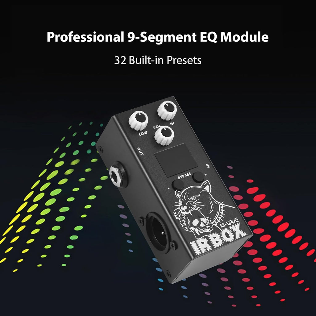 Guitar IR Box Effects Pedal with Speaker Simulator XLR Output Port D164