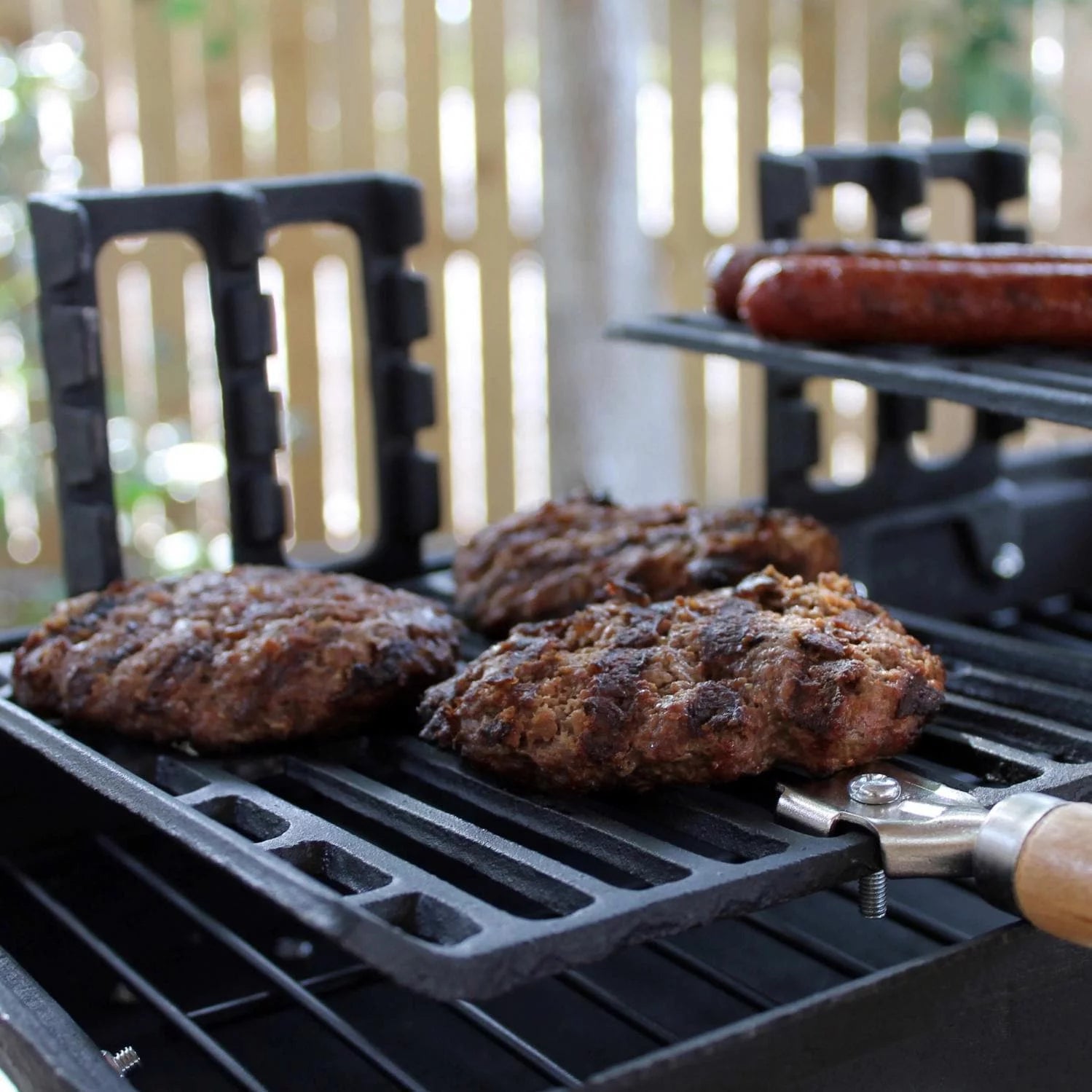 Cast Iron Hibachi Tabletop Charcoal BBQ Grill D689