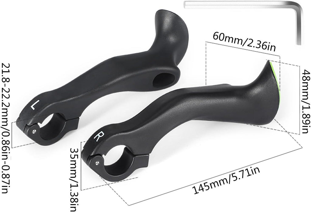 Ergonomic Nonslip Handlebar Grips X1487