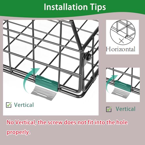 4 Pack XXL Stackable Wire Storage Basket S29203