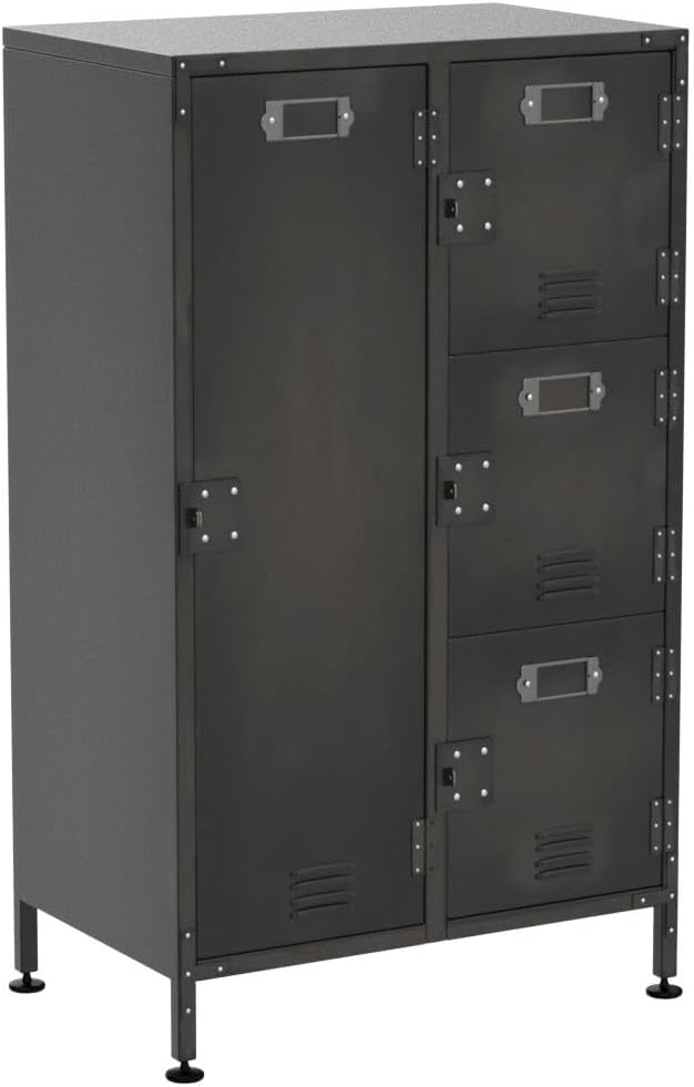 55" Steel 4 Door Locker Storage Cabinet Z836