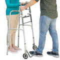 Lightweight Folding Sit to Stand Walker with Front 5" Wheels R486