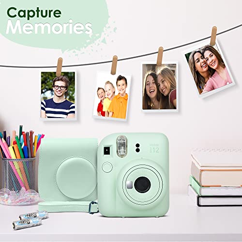 Lilac Purple Instant Camera with 60 Sheets Instant Film Bundle T340