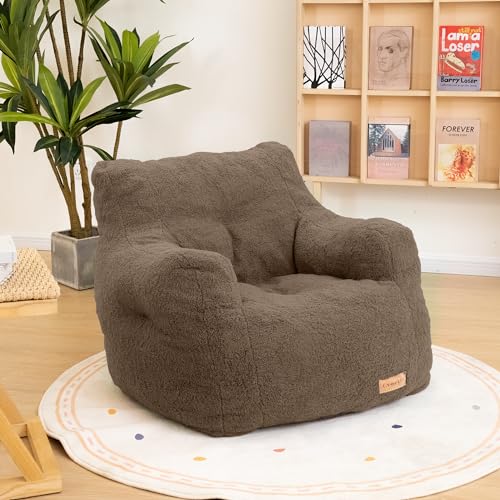 Black Bean Bag Chair with Memory Foam X47611