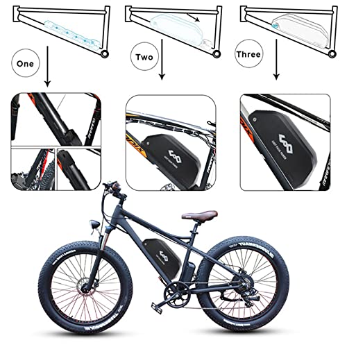 52V 19.2AH Electric Bicycle Lithium Battery with Charger N2370