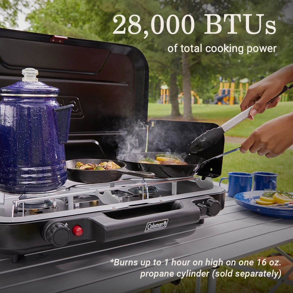 Black 3 Burners Camping Stove X7880